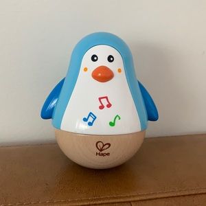 Hape penguin musical wobbler